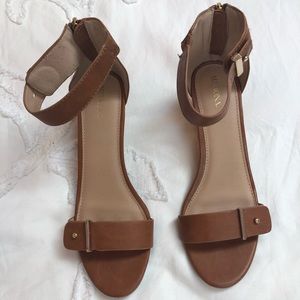 Nude low heel sandal by Merona